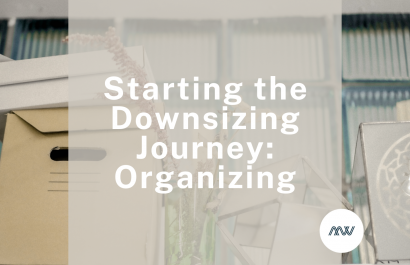 Starting the Downsizing Journey: Organizing